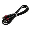 Pletený kabel 1m USB-C na USB-C (Barva modrý)