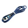 Pletený kabel 1m USB-C na USB-C (Barva modrý)