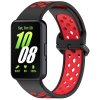 Perforovaný řemínek pro Samsung Galaxy Fit 3 (Barevná varianta Šedo-Bílý)