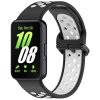 Perforovaný řemínek pro Samsung Galaxy Fit 3 (Barevná varianta Šedo-Bílý)