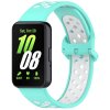 Perforovaný řemínek pro Samsung Galaxy Fit 3 (Barevná varianta Šedo-Bílý)