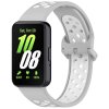 Perforovaný řemínek pro Samsung Galaxy Fit 3 (Barevná varianta Šedo-Bílý)