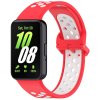 Perforovaný řemínek pro Samsung Galaxy Fit 3 (Barevná varianta Šedo-Bílý)