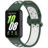 Perforovaný řemínek pro Samsung Galaxy Fit 3 (Barevná varianta Šedo-Bílý)
