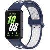 Perforovaný řemínek pro Samsung Galaxy Fit 3 (Barevná varianta Šedo-Bílý)