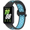 Perforovaný řemínek pro Samsung Galaxy Fit 3 (Barevná varianta Šedo-Bílý)