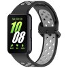Perforovaný řemínek pro Samsung Galaxy Fit 3 (Barevná varianta Šedo-Bílý)