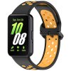 Perforovaný řemínek pro Samsung Galaxy Fit 3 (Barevná varianta Šedo-Bílý)