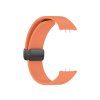 Silikonový řemínek s drážkou a magnetickým zapínáním pro Samsung Galaxy Fit 3 (Barva náramku Bílá)