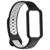 Perforovaný náhradní náramek Mi Band 8 Active / Redmi Band 2 (Barevná varianta Červeno-Bílý)