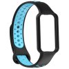 Perforovaný náhradní náramek Mi Band 8 Active / Redmi Band 2 (Barevná varianta Červeno-Bílý)