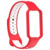 Perforovaný náhradní náramek Mi Band 8 Active / Redmi Band 2 (Barevná varianta Červeno-Bílý)