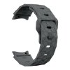 Vroubkovaný řemínek se vzorkem pro Samsung Galaxy Watch 4/5/6 (Barva Bílá)
