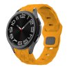 Vroubkovaný řemínek se vzorkem pro Samsung Galaxy Watch 4/5/6 (Barva Bílá)