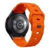 Vroubkovaný řemínek se vzorkem pro Samsung Galaxy Watch 4/5/6 (Barva Bílá)