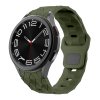 Vroubkovaný řemínek se vzorkem pro Samsung Galaxy Watch 4/5/6 (Barva Bílá)
