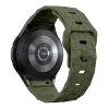 Vroubkovaný řemínek se vzorkem pro Samsung Galaxy Watch 4/5/6 (Barva Bílá)