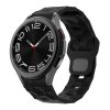 Vroubkovaný řemínek se vzorkem pro Samsung Galaxy Watch 4/5/6 (Barva Bílá)