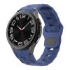 Vroubkovaný řemínek se vzorkem pro Samsung Galaxy Watch 4/5/6 (Barva Bílá)