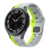 Vroubkovaný řemínek se vzorkem pro Samsung Galaxy Watch 4/5/6 (Barva Bílá)