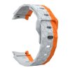 Vroubkovaný řemínek se vzorkem pro Samsung Galaxy Watch 4/5/6 (Barva Bílá)