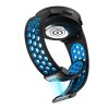 Perforovaný magnetický řemínek pro Samsung Watch 4/5/6 (Barva Černo-bílý s černou přezkou)