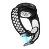 Perforovaný magnetický řemínek pro Samsung Watch 4/5/6 (Barva Černo-bílý s černou přezkou)