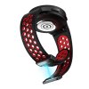 Perforovaný magnetický řemínek pro Samsung Watch 4/5/6 (Barva Černo-bílý s černou přezkou)