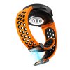 Perforovaný magnetický řemínek pro Samsung Watch 4/5/6 (Barva Černo-bílý s černou přezkou)