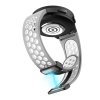 Perforovaný magnetický řemínek pro Samsung Watch 4/5/6 (Barva Černo-bílý s černou přezkou)
