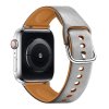 Řemínek z umělé kůže pro Apple Watch 38/40/41/42(S10)mm (Barva Tmavě šedá)