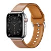 Řemínek z umělé kůže pro Apple Watch 38/40/41/42(S10)mm (Barva Tmavě šedá)