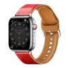Řemínek z umělé kůže pro Apple Watch 38/40/41/42(S10)mm (Barva Tmavě šedá)