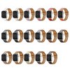 Řemínek z umělé kůže pro Apple Watch 38/40/41/42(S10)mm (Barva Tmavě šedá)