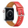 Řemínek z umělé kůže pro Apple Watch 42/44/45/46/49mm (Barva Tmavě šedá)