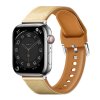 Řemínek z umělé kůže pro Apple Watch 42/44/45/46/49mm (Barva Tmavě šedá)