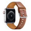 Řemínek z umělé kůže pro Apple Watch 42/44/45/46/49mm (Barva Tmavě šedá)