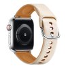 Řemínek z umělé kůže pro Apple Watch 42/44/45/46/49mm (Barva Tmavě šedá)