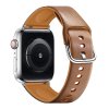 Řemínek z umělé kůže pro Apple Watch 42/44/45/46/49mm (Barva Tmavě šedá)