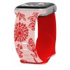 Řemínek gravírované pampelišky pro Apple Watch 38/40/41/42(S10)mm (Barva Zeleno-Bílá)