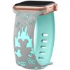 Řemínek gravírovaný myšák pro Apple Watch 42/44/45/46/49mm (Barva Bílo-černá)