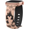 Řemínek gravírovaný myšák pro Apple Watch 42/44/45/46/49mm (Barva Bílo-černá)