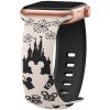 Řemínek gravírovaný myšák pro Apple Watch 42/44/45/46/49mm (Barva Bílo-černá)