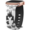 Řemínek gravírovaný myšák pro Apple Watch 38/40/41/42(S10)mm (Barva Bílo-černá)