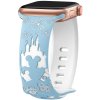 Řemínek gravírovaný myšák pro Apple Watch 38/40/41/42(S10)mm (Barva Bílo-černá)