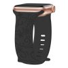 Řemínek gravírované květiny pro Apple Watch 38/40/41/42(S10)mm (Barva Slunečnice - vínová)