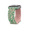 Gravírované zvířecí vzory řemínek pro Apple Watch 42/44/45/46/49mm (Barva Zeleno-černá)