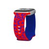 Gravírované zvířecí vzory řemínek pro Apple Watch 38/40/41/42(S10)mm (Barva Zeleno-černá)