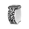 Gravírované zvířecí vzory řemínek pro Apple Watch 38/40/41/42(S10)mm (Barva Zeleno-černá)