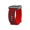 Gravírované zvířecí vzory řemínek pro Apple Watch 38/40/41/42(S10)mm (Barva Zeleno-černá)